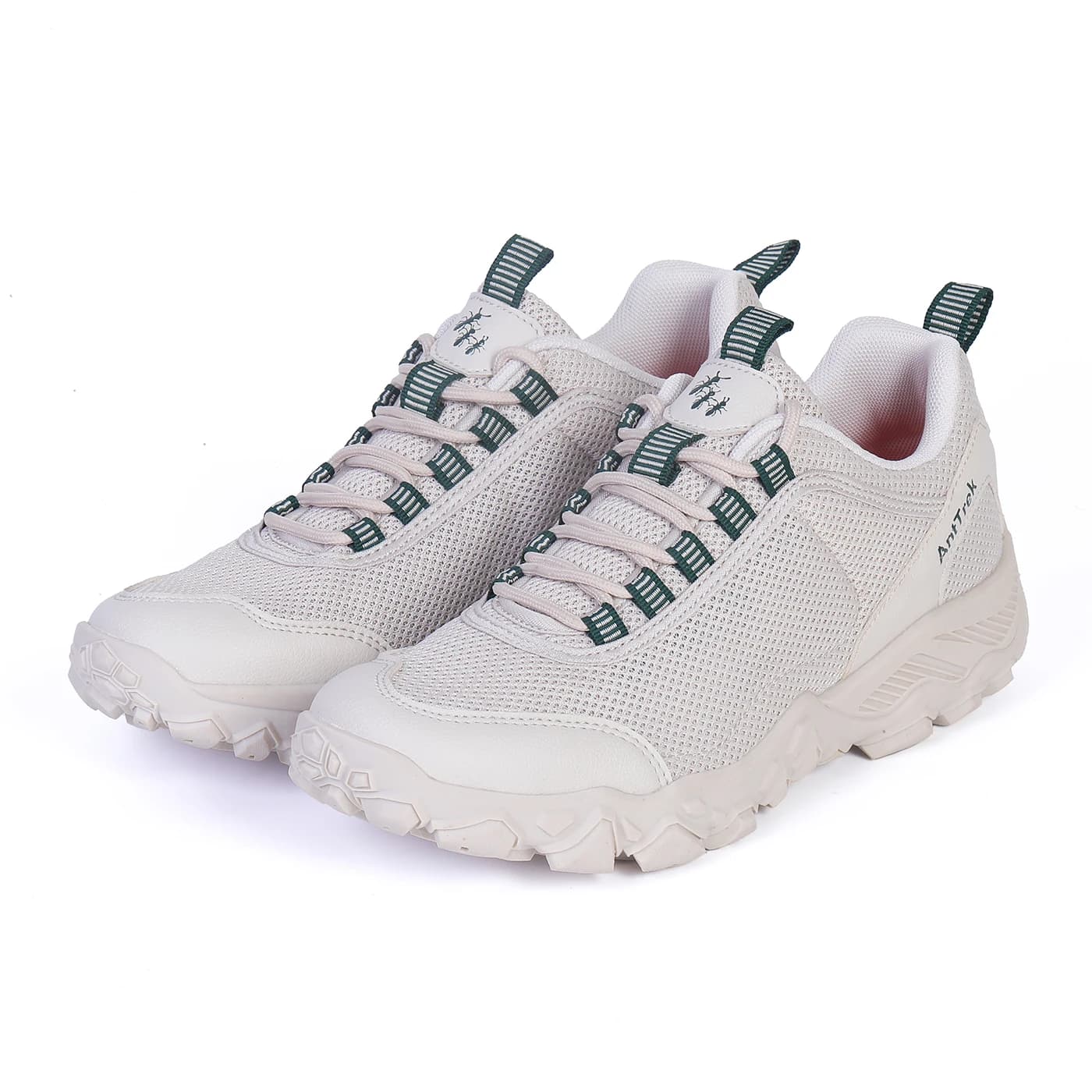 Shock Cushion Outdoor Trekking Sneakers Solid Color Wear Resistant Breathable Men Daily Hiking Shoes