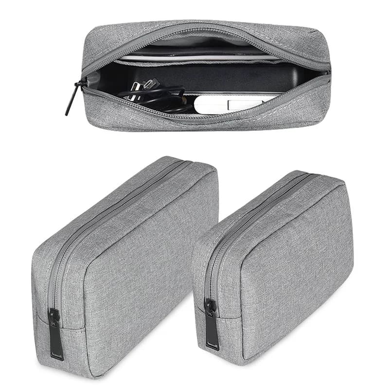 Custodia da viaggio Essentials Organizer per cavi USB Auricolari Gadget Borsa portaoggetti Accessori digitali Dispositivi di copertura per il trucco