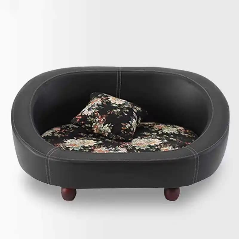 Grande cuccia per cani moderna staccabile con letto lavabile durevole Cuccia per divano in legno per gatti Design facile da pulire