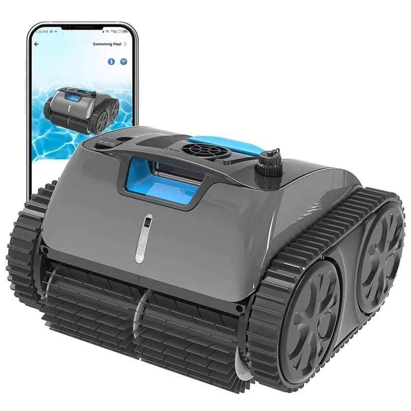 Robot Aspirapolvere per Piscina C1PRO Ricaricabile Senza Fili, Pulitore Automatico per Pareti e Fondo, 150 Minuti di Autonomia
