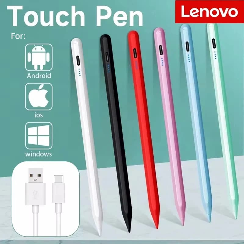 Lenovo Smart Stylus Penna capacitiva touchscreen per scrittura a mano universale per telefoni cellulari e tablet per Xiaomi Samsung iPhone Nuovo