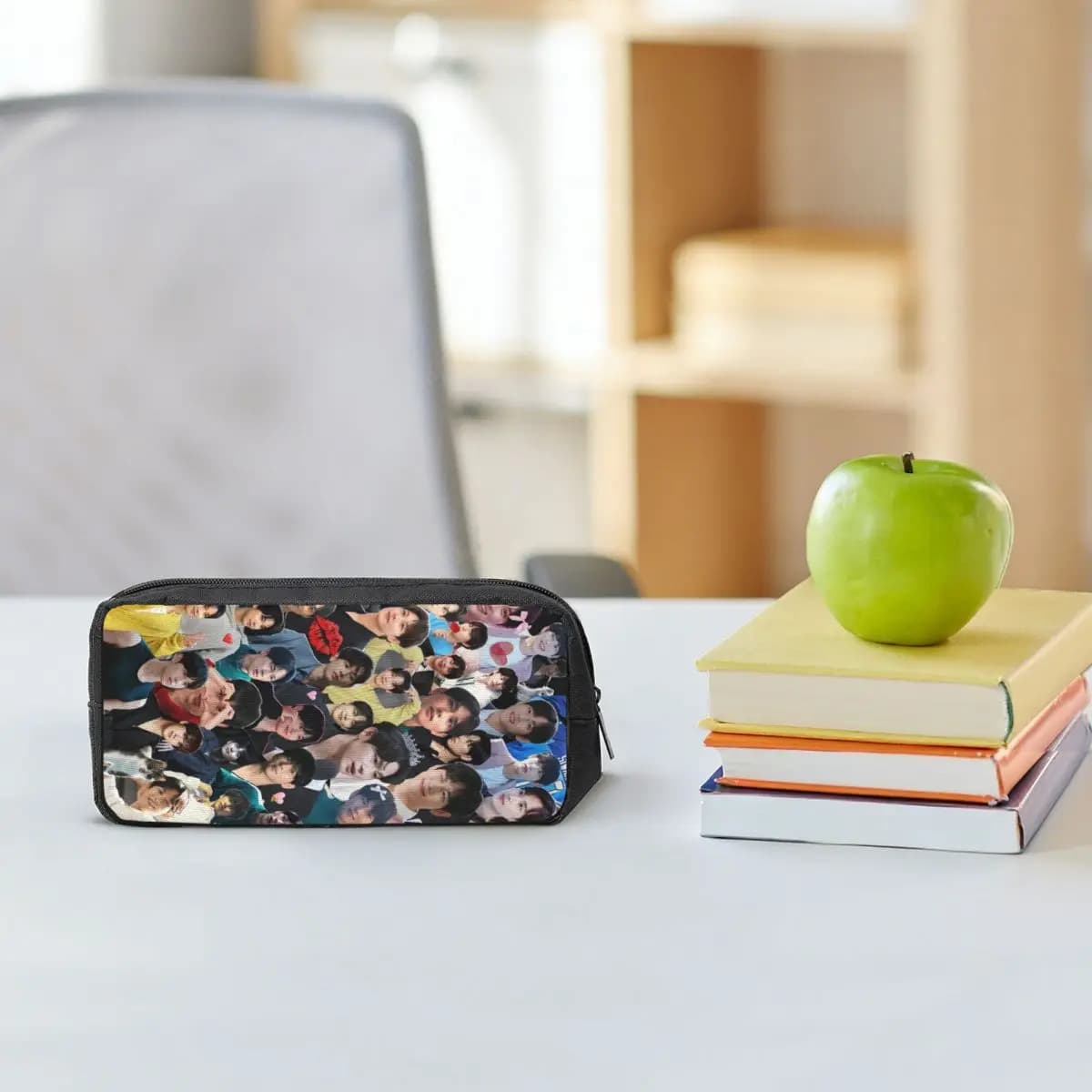 Yim Si Wan Kpop Pencil Cases for Students Gifts Pen Box Pencil Bag Big Capacity Pencil Pouch Storage Stationery Supplies