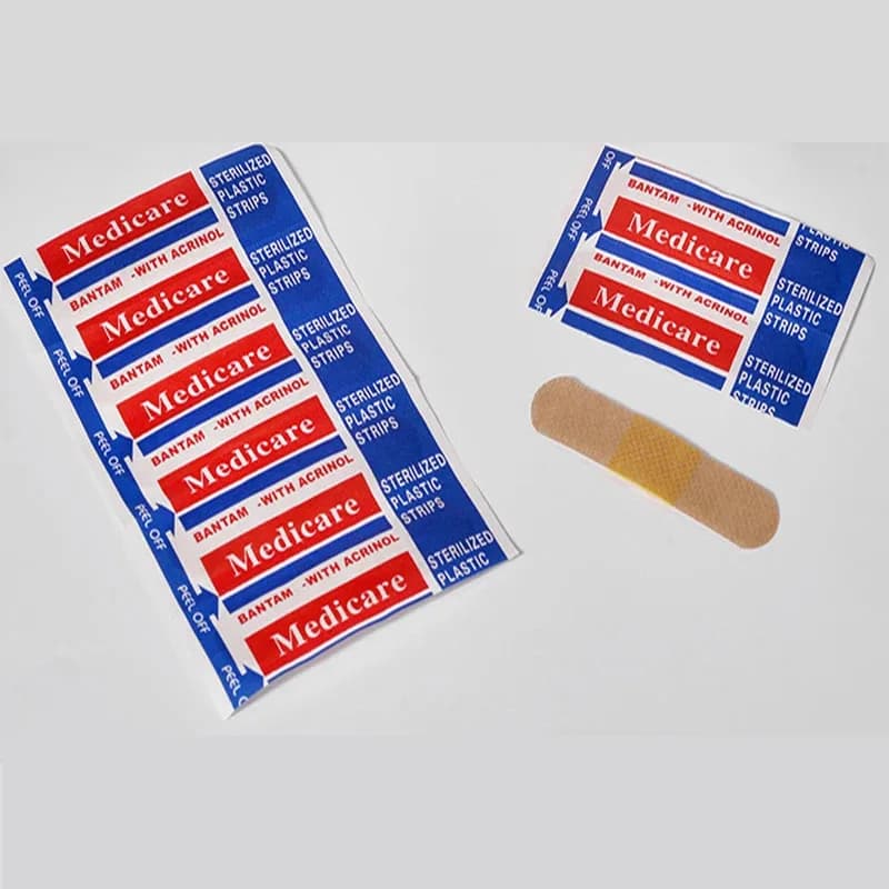 100-300 pz/set Primo Soccorso Di Emergenza Gesso Benda Non tessuto Traspirante Impermeabile Pasta Sterile F