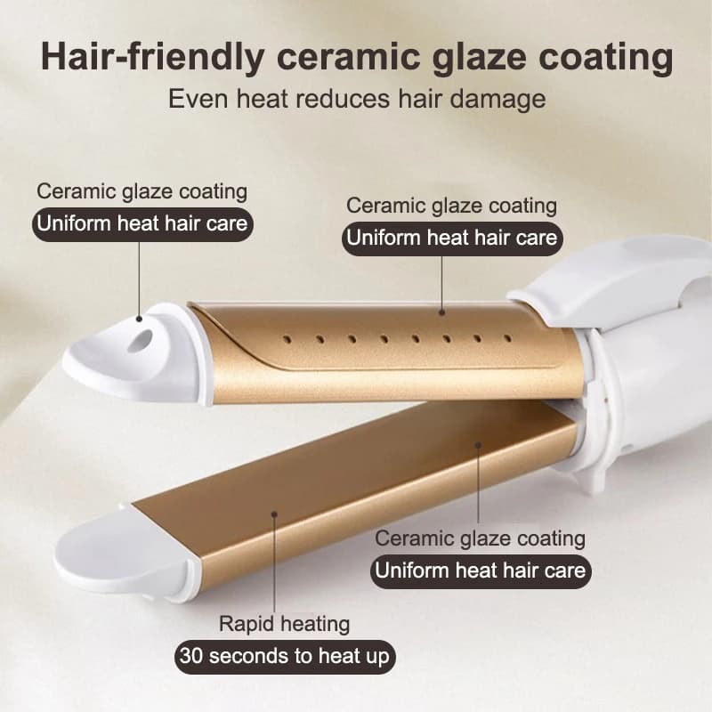 Electric comb 2 in 1, Iron 30MM hair curlers, Professional Hairplate, Thermal comb for Styling, Volumizing comb
