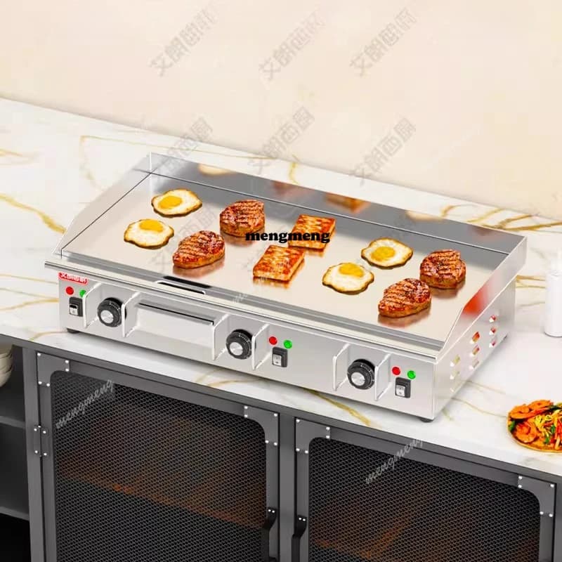Griglia Elettrica Commerciale, Macchina per Torte Elettrica, Attrezzatura Teppanyaki, Griglia Dogong, Padella per Noodle Freddi