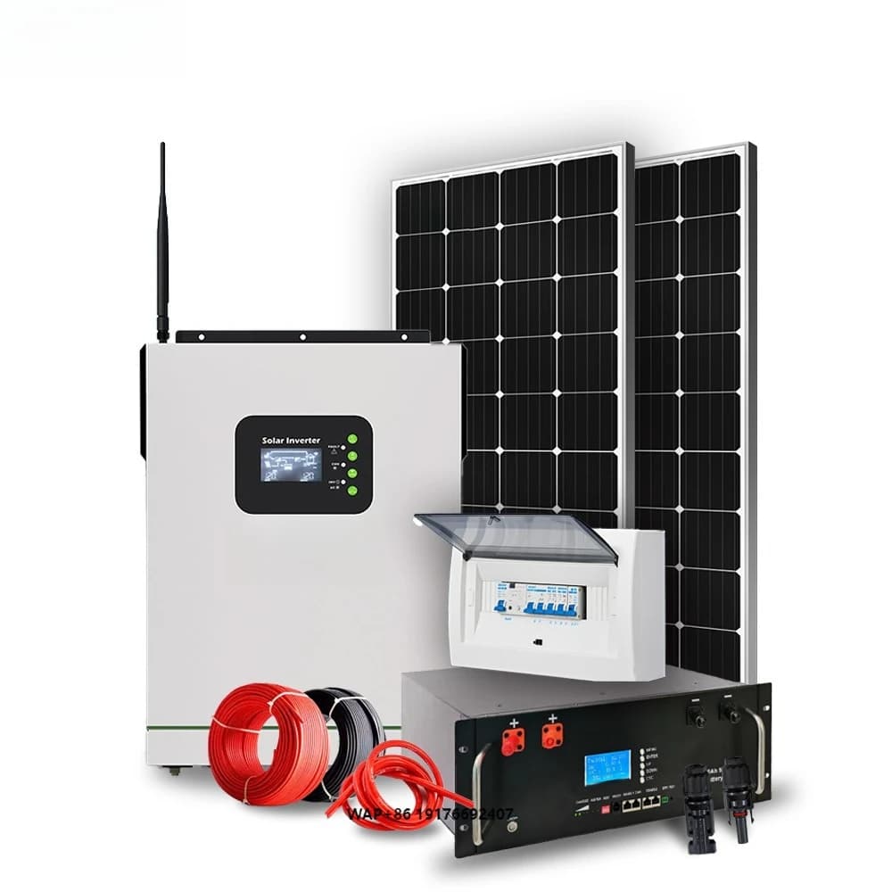 SUYEEGO Sistemi Solari Off-Grid Kit Completo per Casa 5.5kw Batteria Ibrida Inverter Pannello Sistema Elettrico Domestico