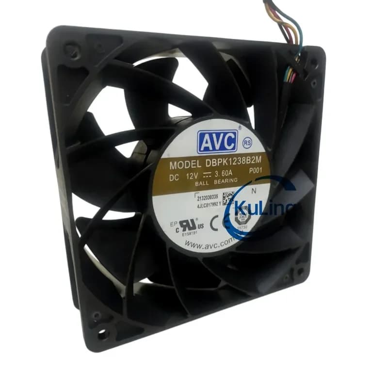 4-wire Axial Fan for BAZC0712R2U DBTA0638B2S DBPK1238B2M DS12025B12U