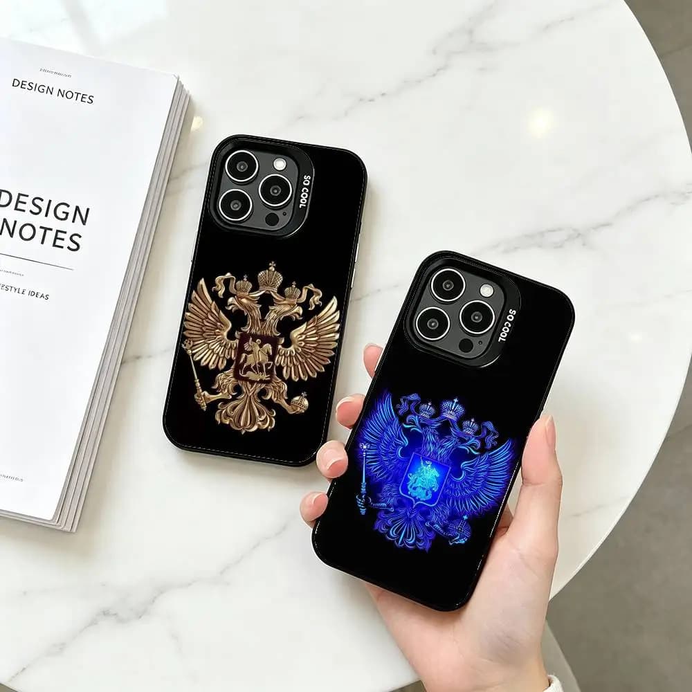 Mafia Russian Phone Case For iPhone 17,16,15,14,13,12,11 Plus,Pro Max,XS,Colorful Silver Phone case Funda Cover