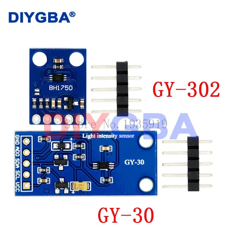 10PCS GY-30 BH1750 BH1750FVI Digital Light Intensity Sensor for Arduino AVR 3V-5V GY-302 16bitAD Converter Digital Output Module