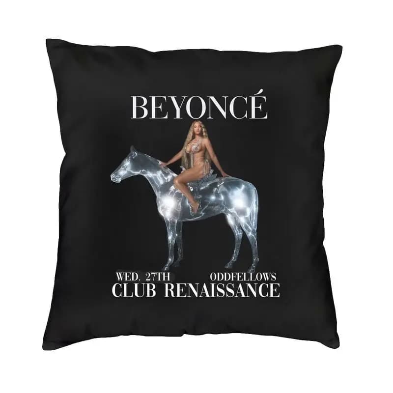 Beyonce Renaissance Tour 2023 Fodera per cuscino 40x40 cm Decorazione Stampa 3D Cuscino per auto Doppio lato