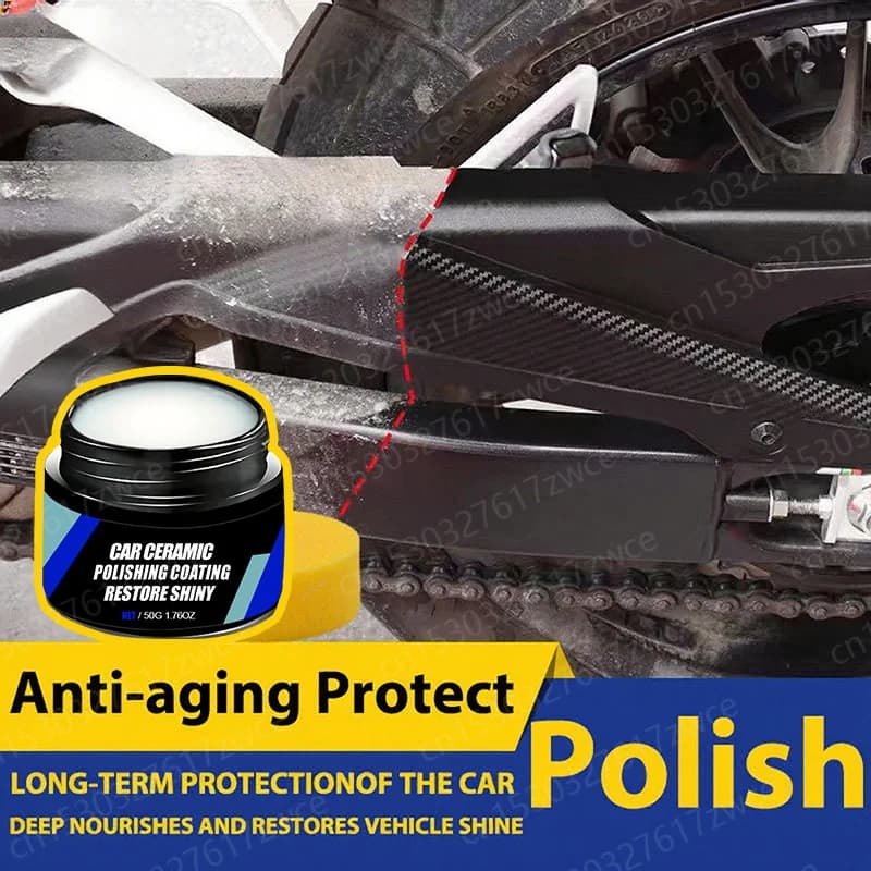 Serbatoio carburante moto Rivestimento in ceramica nano cera per auto Nano Crystal Strato idrofobico Anti-graffio Lucidatura per auto Cera per riparazione graffi