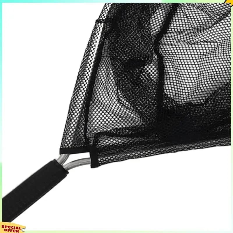 TURE 5X Aluminium Landing Nets Fly Fishing Fish Saver Nylon Knotless Mesh Trout Hand Net