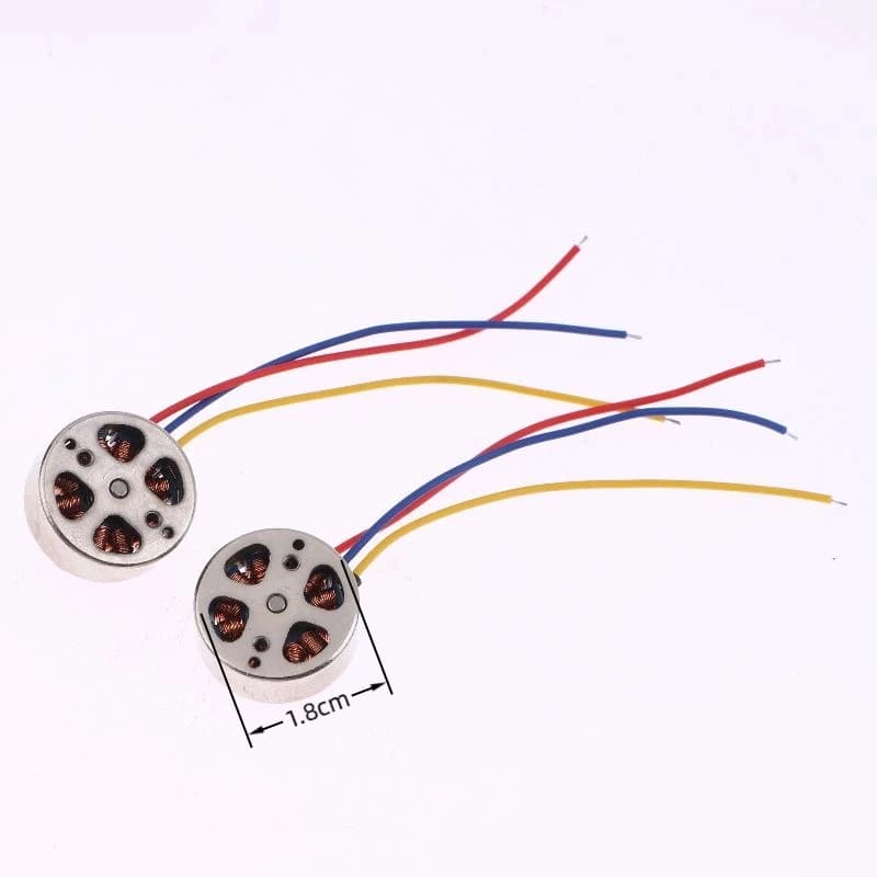For RC Drone Fan Radiator Motor 1S-2S 7.4V 15000KV Tiny 14mm 3-phase Brushless Motor High Speed Engine 1.5mm Shaft