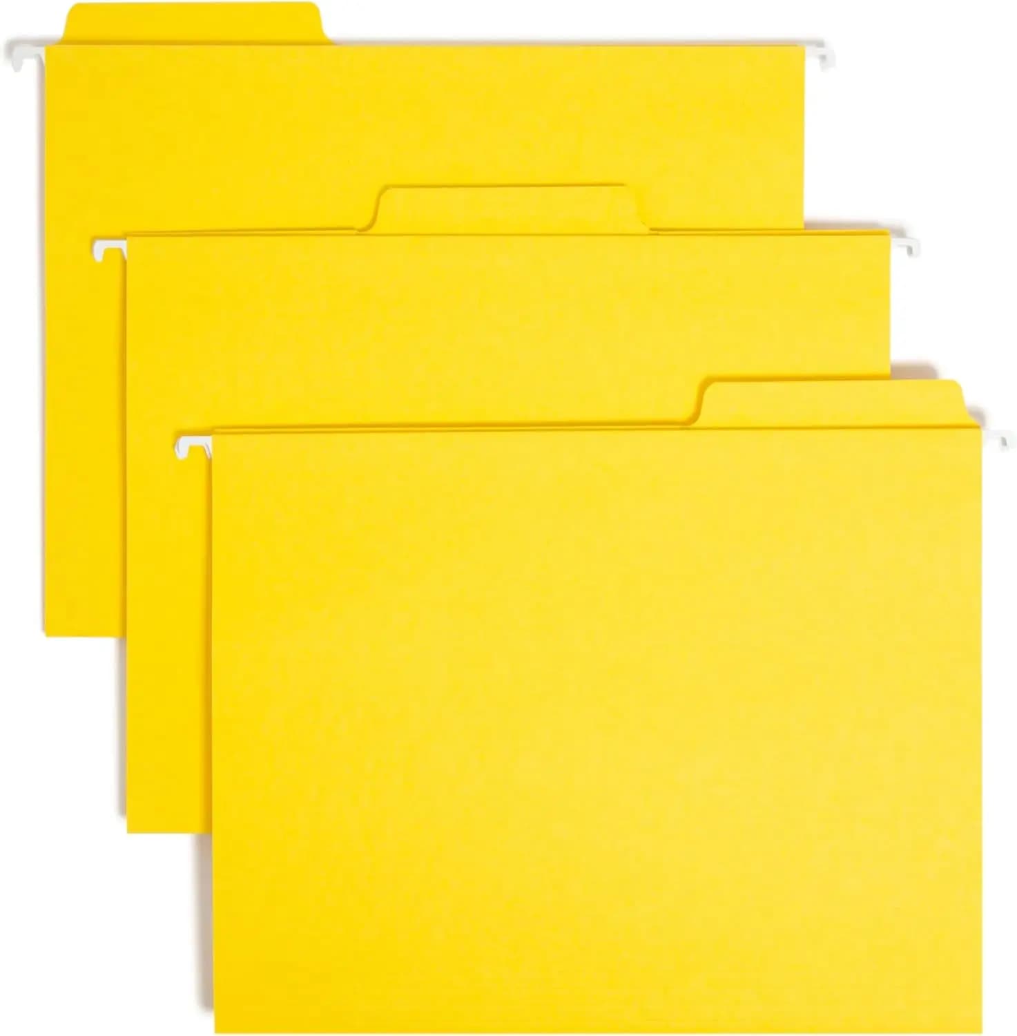 Cartella portadocumenti FasTab, con linguetta integrata 1/3-Cut, formato Letter, gialla, confezione da 20 (64097)