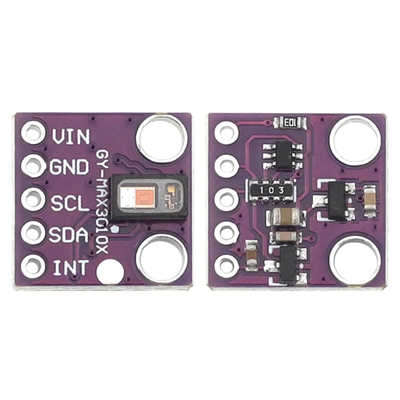 Javino GY-MAX30102 Heart Rate & SpO2 Sensor Module Pulse Oximeter I2C Communication Arduino Health Data Acquisition PCB