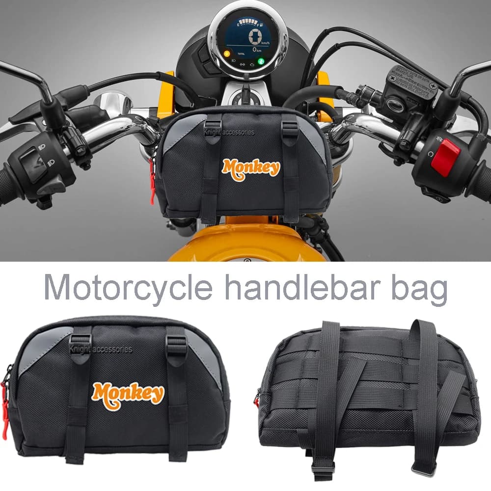 Borsa da viaggio multifunzionale per borsa da manubrio anteriore per moto Per scimmia 125 scimmia 125z Universale