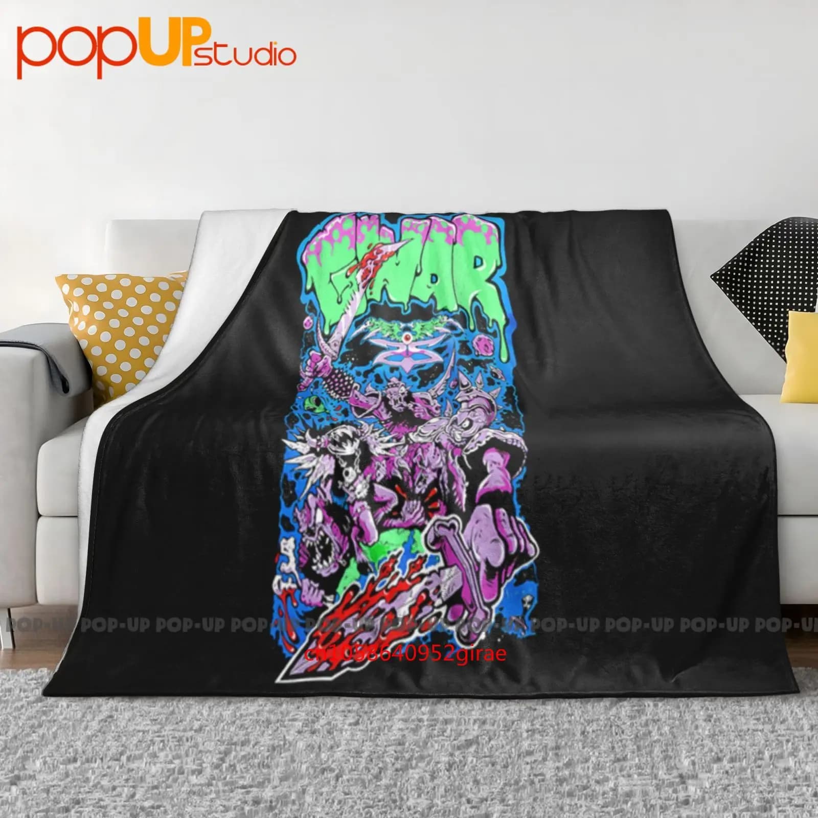 Gwar Alein Decapitation Coperta ultra morbida Trapunta Copridivano invernale Copriletto