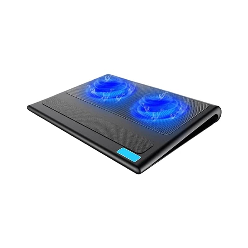 Supporto per dissipazione del calore portatile per dispositivi da 12-16 pollici Ventola silenziosa e supporto ergonomico Riducendo rischi di surriscaldamento