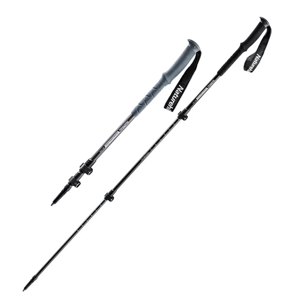 Outdoor Foldable Hiking Stick Portable Trekking Stick 3 Sections Light Trekking Stick for Camping Climbing