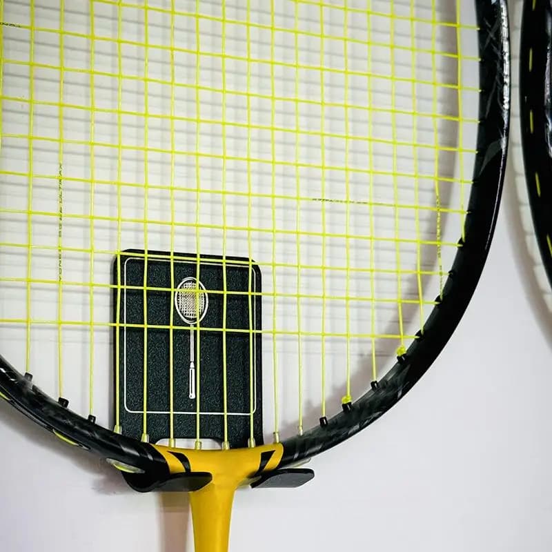 Badminton Rack Support Compatible with All Models, Stainless Steel Vertical Display Stand, Tennis Rack Hook