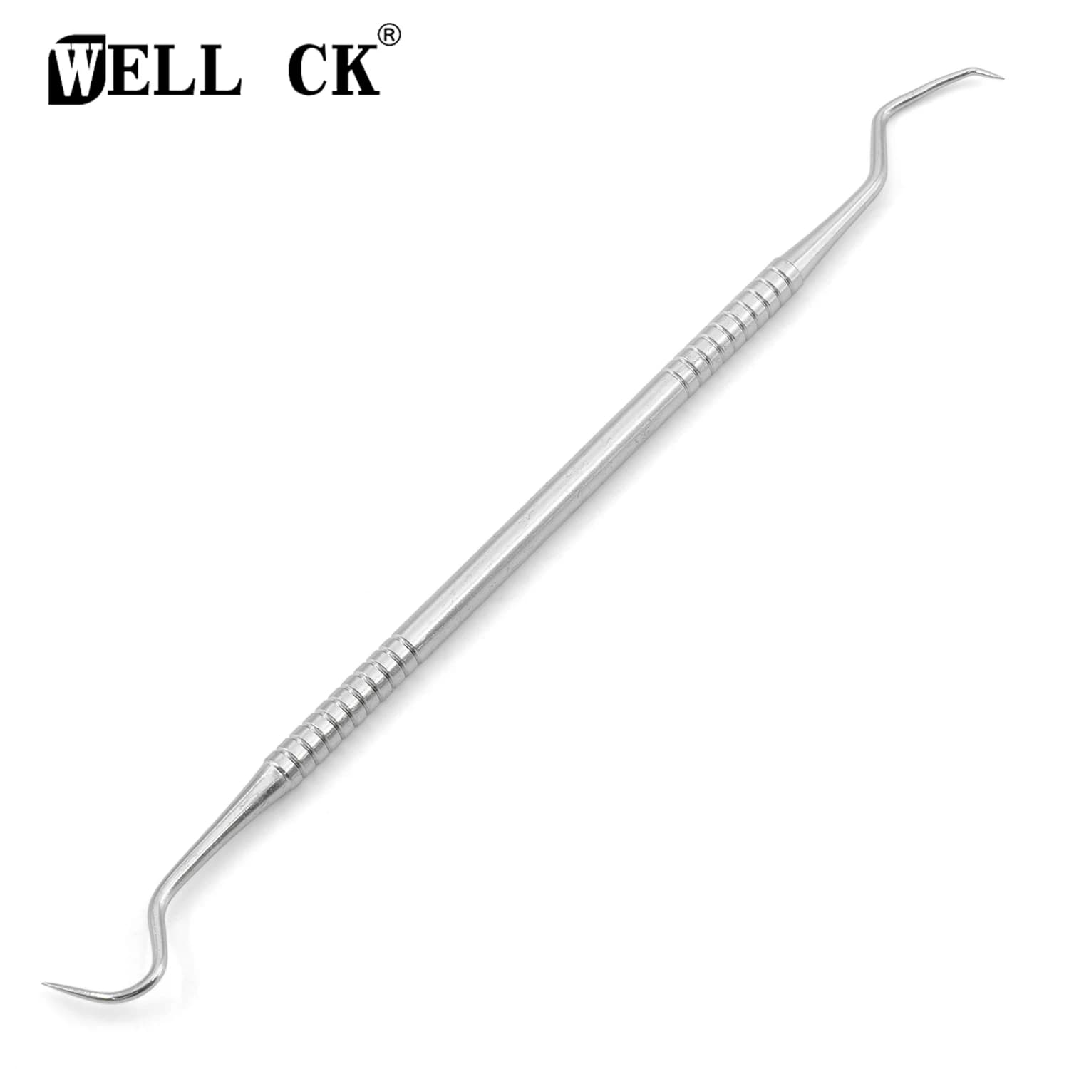 1PCS Stainless Steel Double Head Dentale Tool Dentist Clean Tooths Hygiene Explorer Sonda Hook Pick Dentist Tools