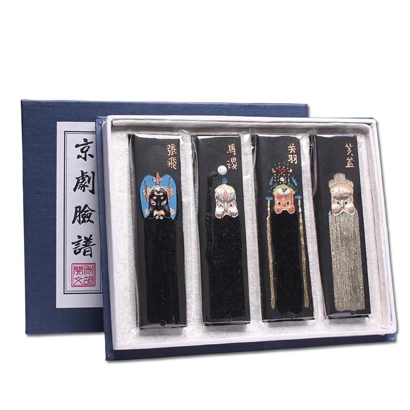 Chinese Pine Soot Ink Stick Set Chinese Calligraphy Brush Writing Painting Solid Ink Block Anhui Inker Art Calligraphy Supplies