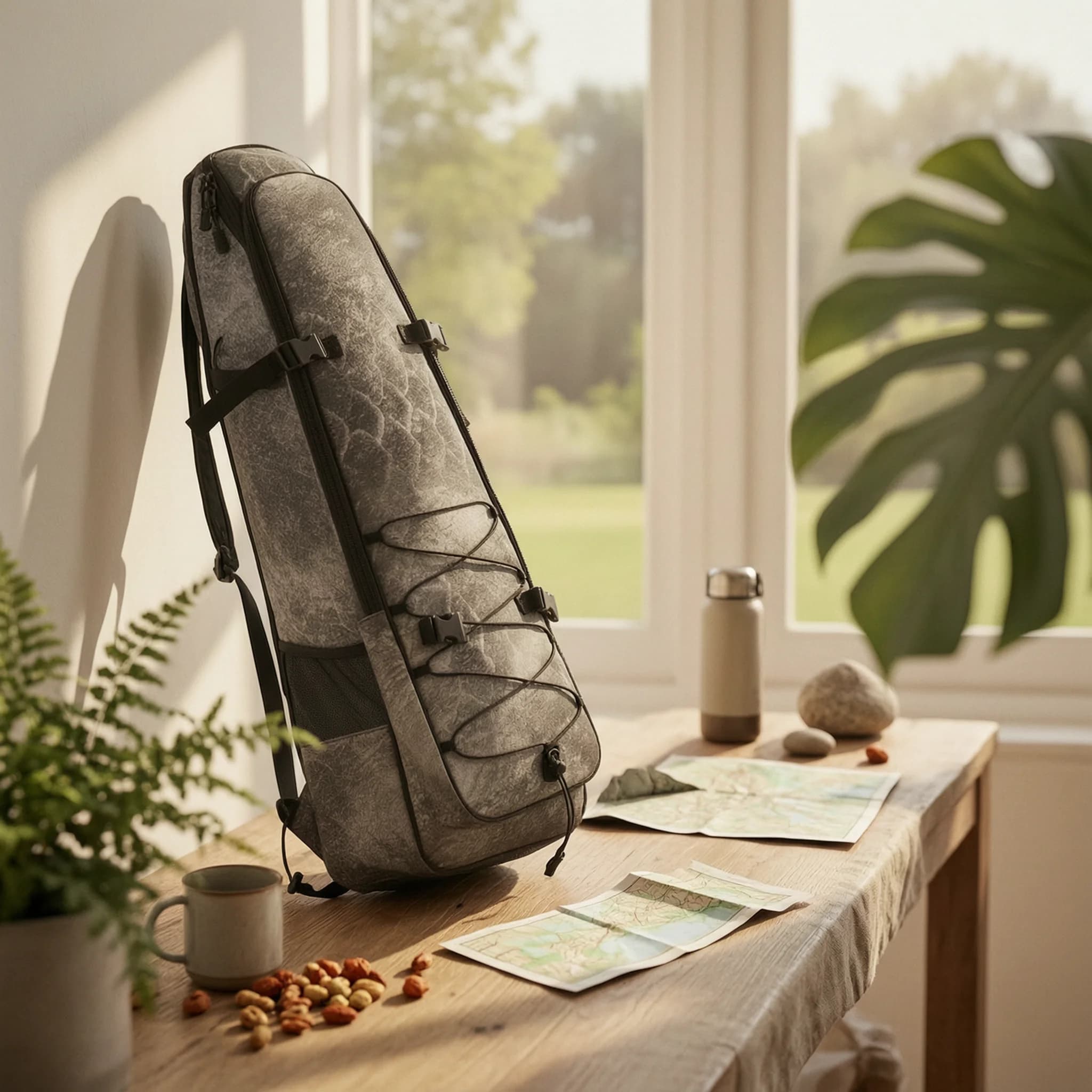 Paddle Board Backpack with Side Handles Sturdy Paddle Board Backpack Kayak Gear Bag with Bungee Lacing Large Capacity Spacious