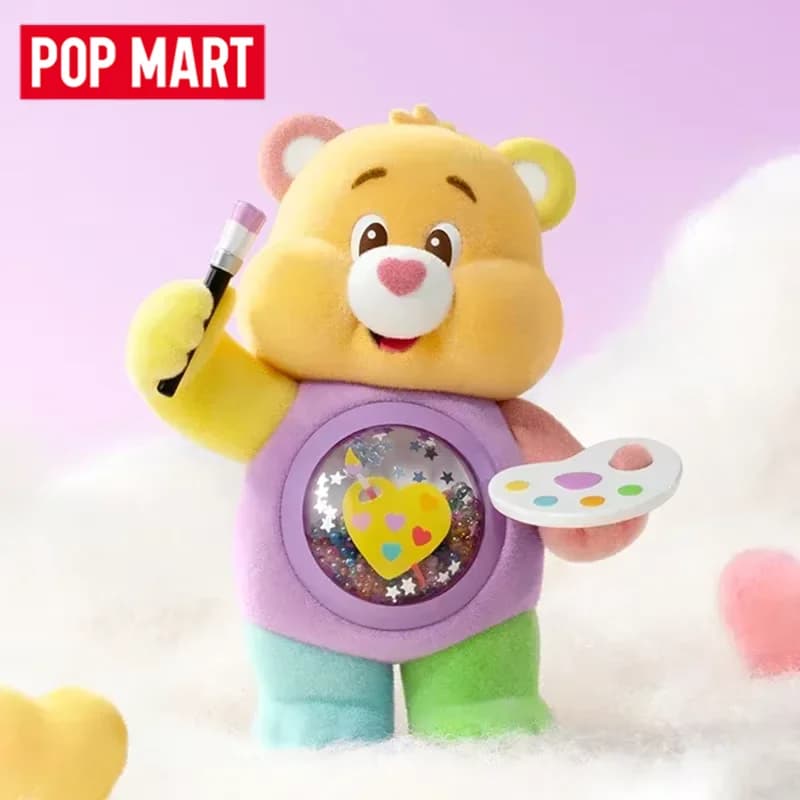 POP MART Care Bears Serie di abbracci colorati Scatola cieca Giocattoli Kawaii Anime Action Figure Sorpresa Scatola misteriosa Bambole Regalo per ragazze