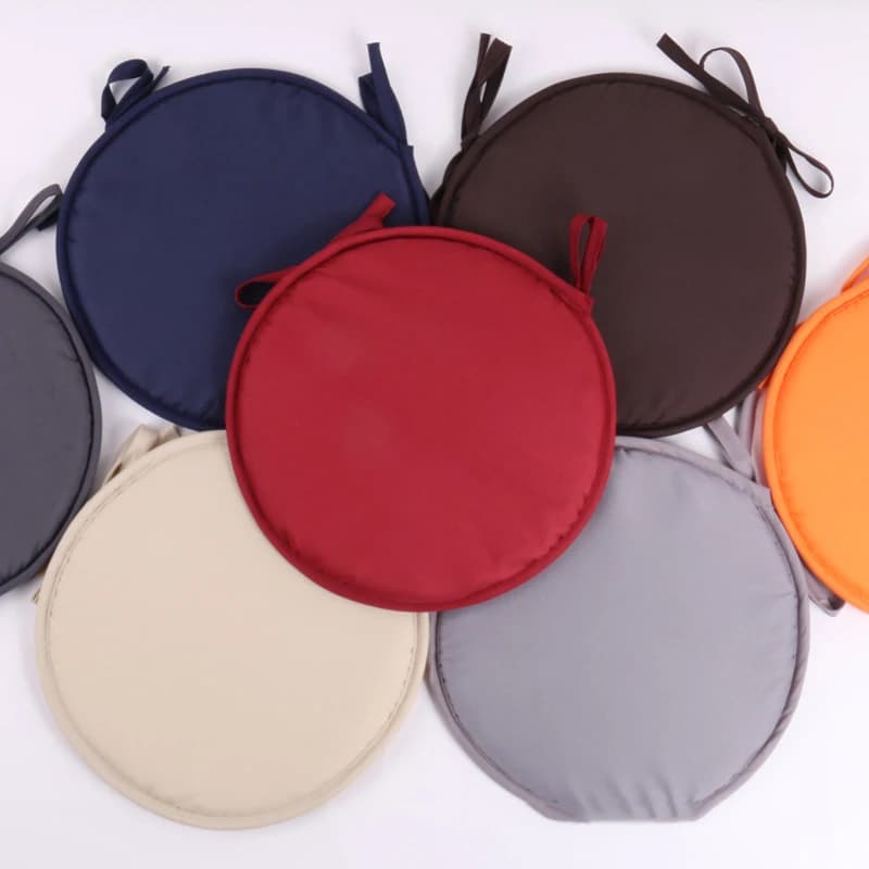 Cuscini rotondi per sedie da giardino Sedile per patio Sgabello da bistrot per la casa, Cuscini colorati per interni ed esterni Diametro 30 cm cm