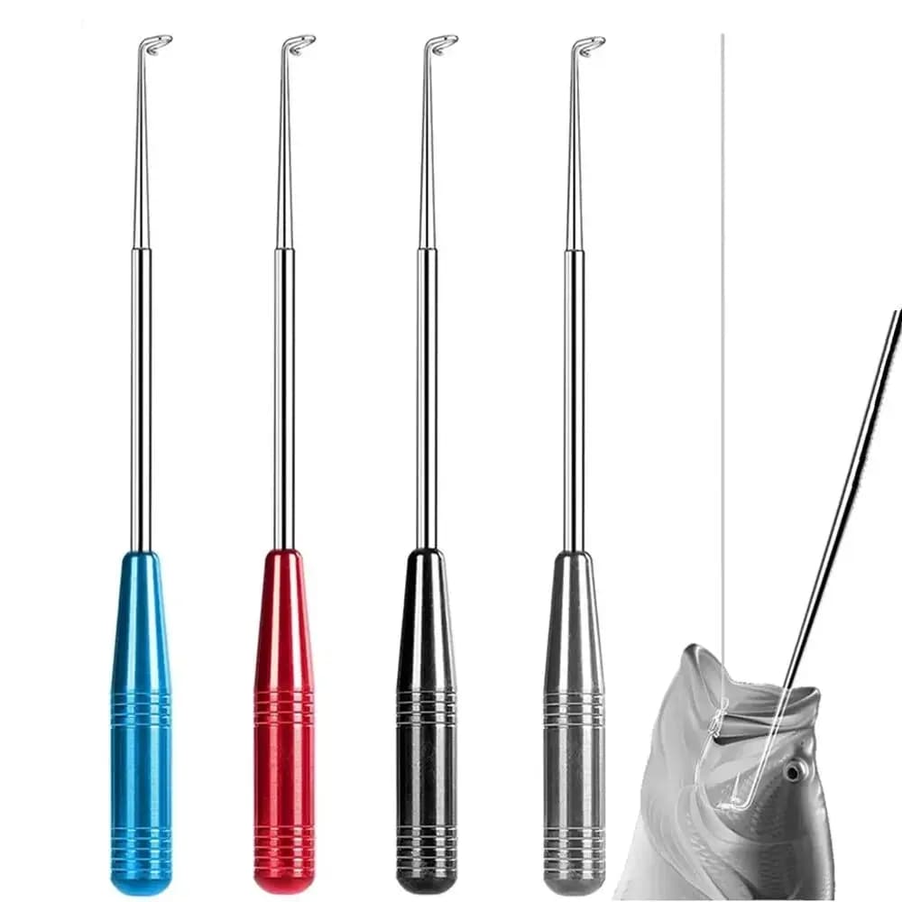 Stainless Steel Cane Fishing Hook Removal Tool For Fishing Equipment Tool To Remove Fishing Hooks