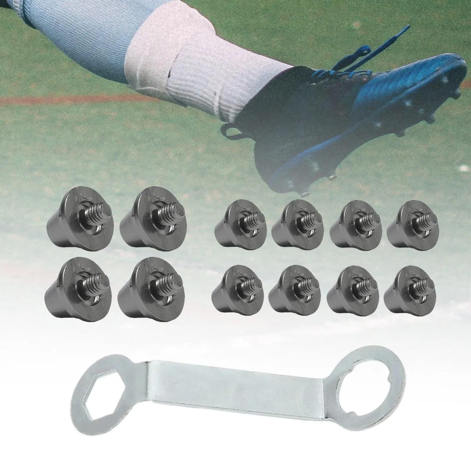 12x Tacchetti per scarpe da calcio per scarpe da ginnastica da competizione