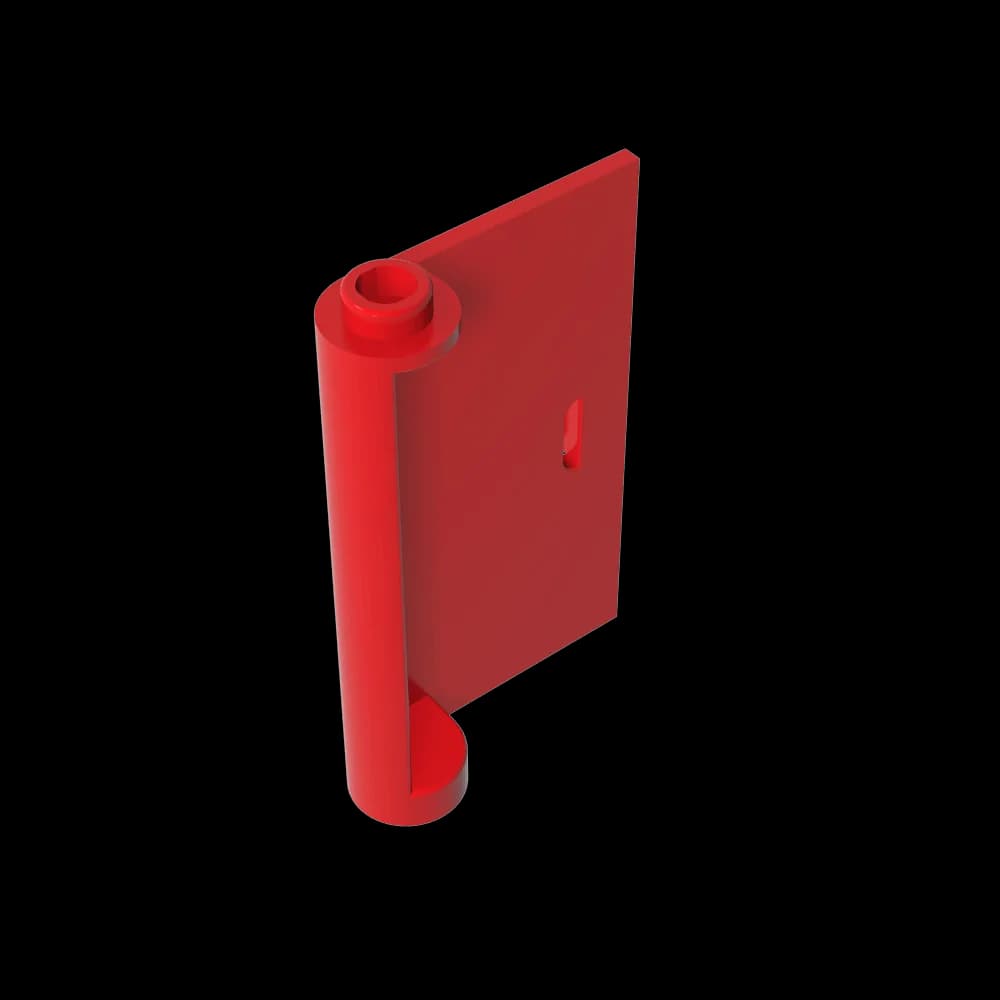 Gobricks GDS-1514 Porta 1x3x4 con apertura a destra tra cerniera superiore e inferiore, compatibile con LEGO 58380, Blocchi da costruzione tecnici