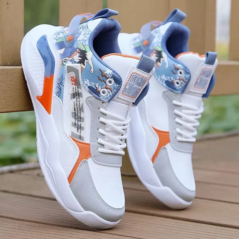 Men's Autumn Winter New Sport Shoes Cotton Shoes Waterproof Casual Lightweight Soft Bottom Running Shoes for Students And Tee...