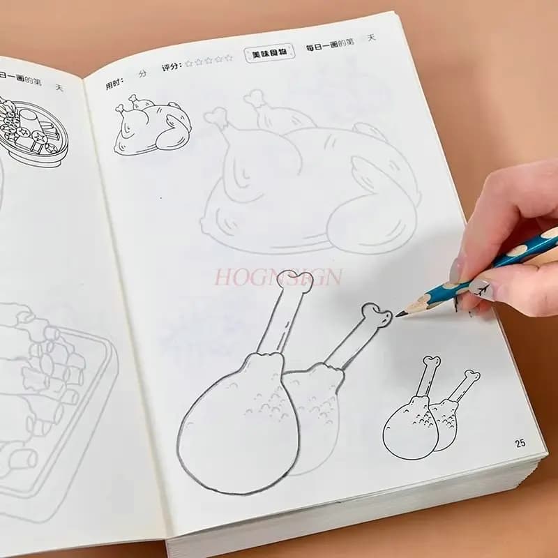 1book Sketching and Drawing Notebook: A Simple Beginner's Guide to Mastering Pen Art