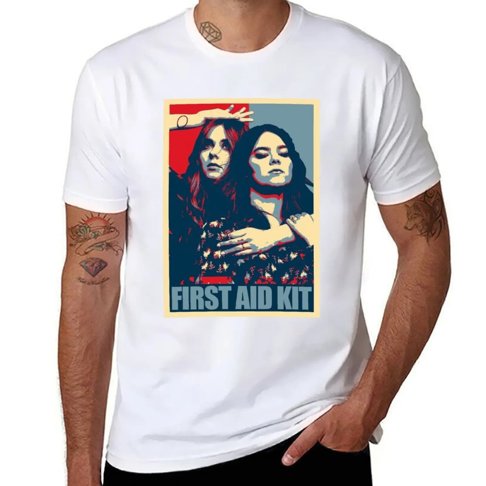 T-shirt kit di pronto soccorso maglietta essenziale maglietta uomo maglietta semplice