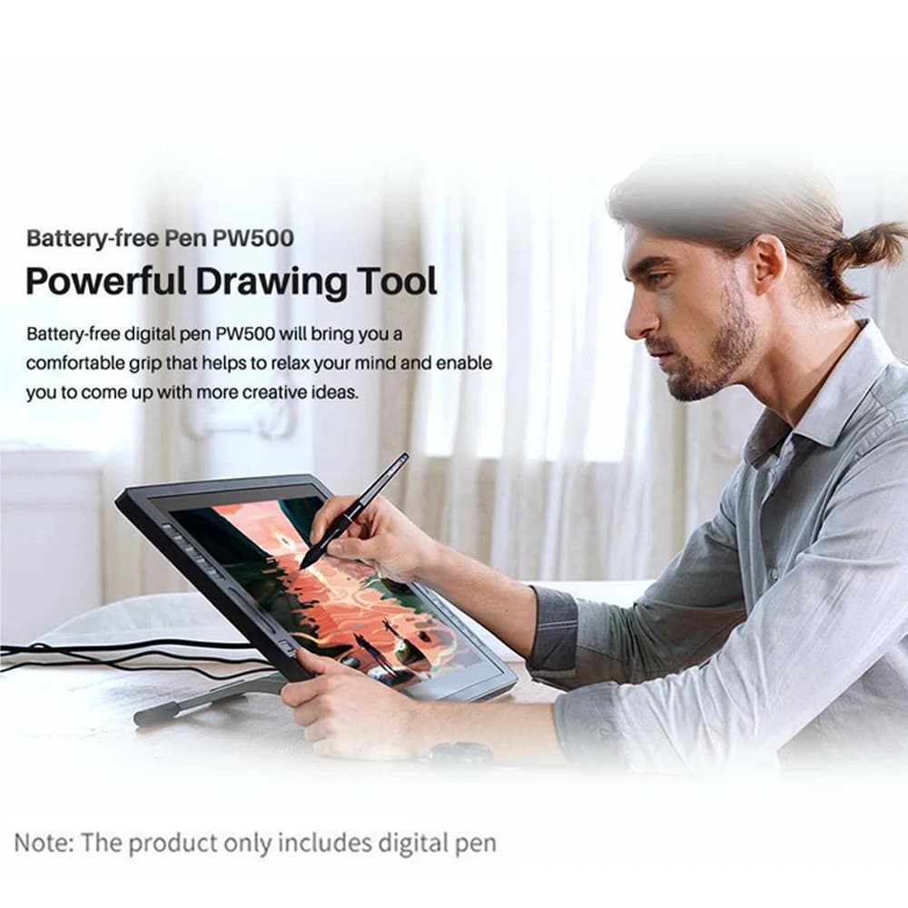 Per KAMVAS Pro 22 PW500 Penna stilo senza batteria per Inspiroy Q11K V2 Q620M GT-221 GT2201 Tavoletta grafica Disegno Penna digitale