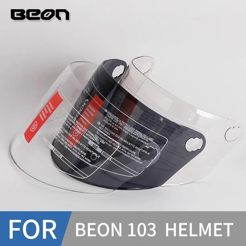 Adatto per casco moto BEON B-102 B-103 lente estesa per parabrezza
