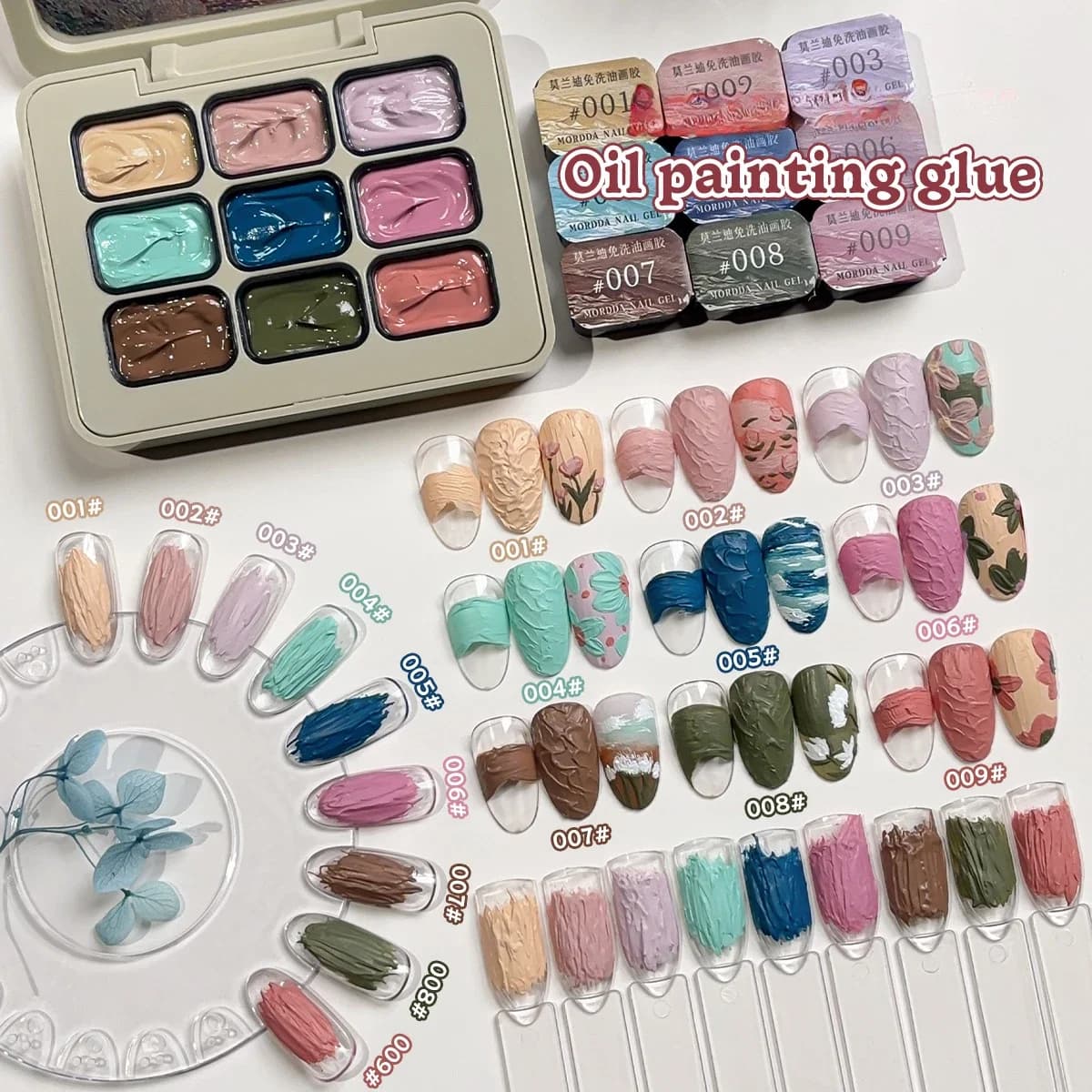 3D Effect Texture Oil Paintting Gel Drawing Super Texture Painting Gel Soak Off UV LED Semi Permanent Pigmented Paint Art Gel