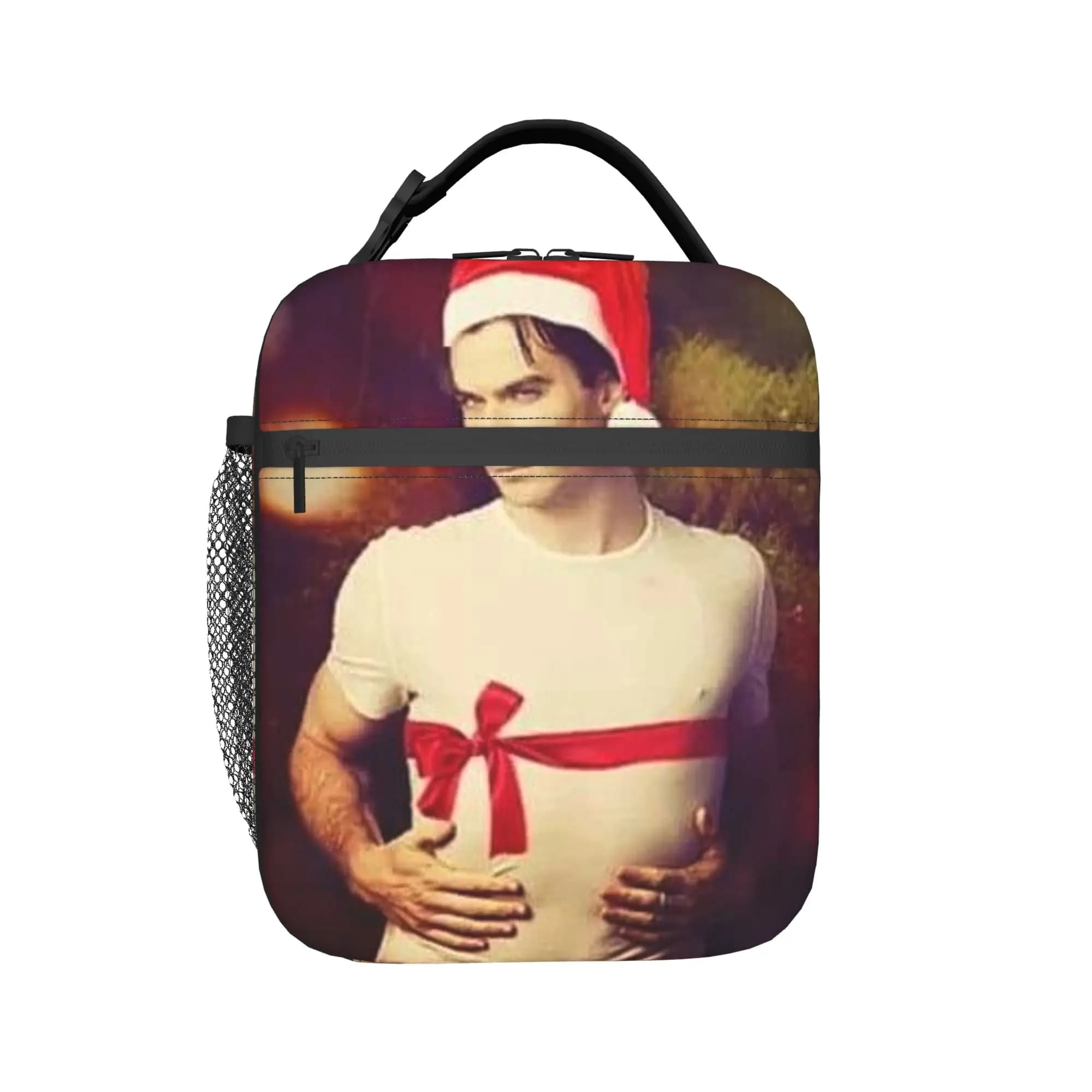 Borsa termica per il pranzo Damon Salvatore per la scuola, borse portatili per contenitori per alimenti, borse termiche per il pranzo per uomini e donne
