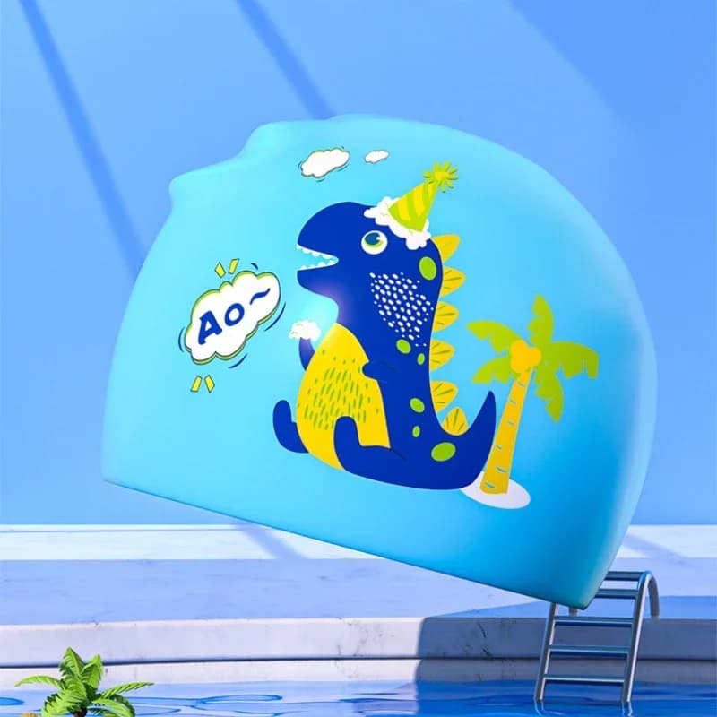 Comfy Silicone Swimming Headphone for Boys and Girls Comfortable Silicone Swimming Head Guard Ear Guard Swimming Head for Kids Pool Accessories