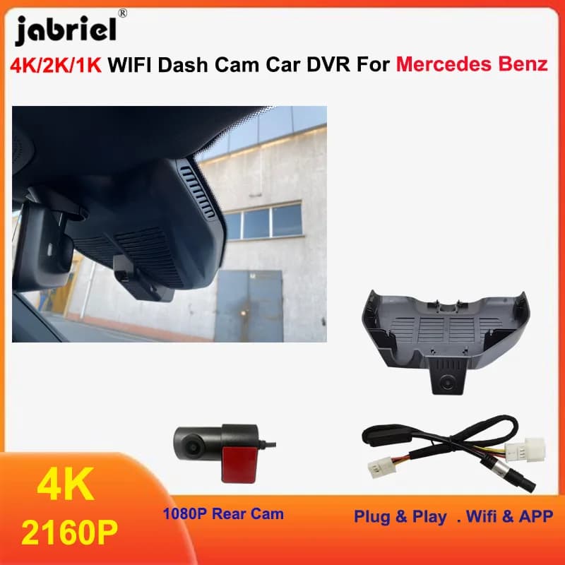 UHD 4K 2160P Auto Dvr Dash Cam Camera for Mercedes Benz EQC 400 4Matic 2020 2021 for Mercedes Benz GLC 300L 4Matic 2021 GLC X253