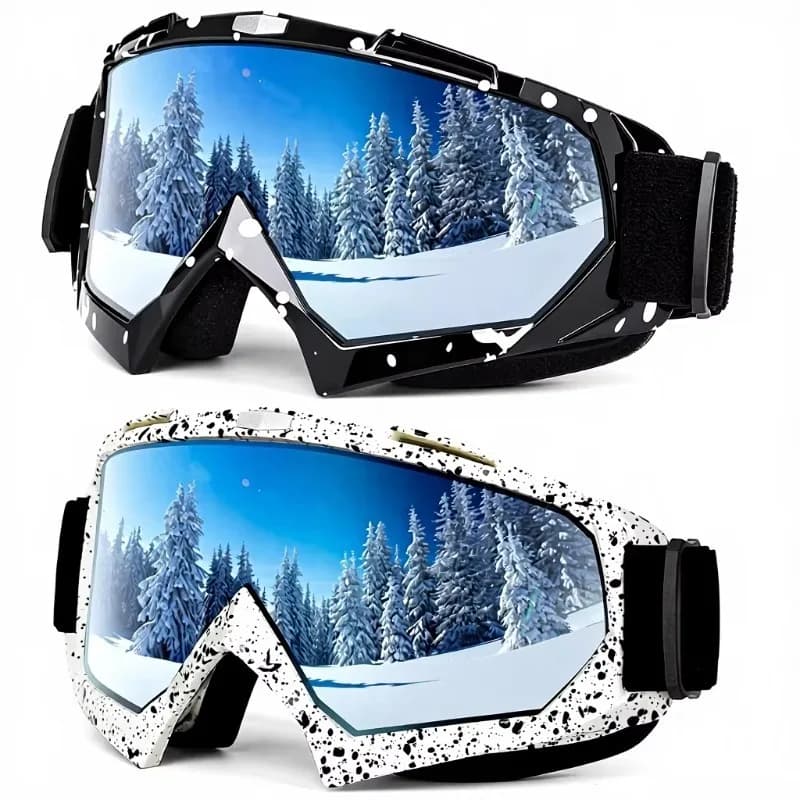 Airo Braylin Ski Snowboard & Snowmobile Goggles 2-Pack for Youth Teens Men & Women Wide View
