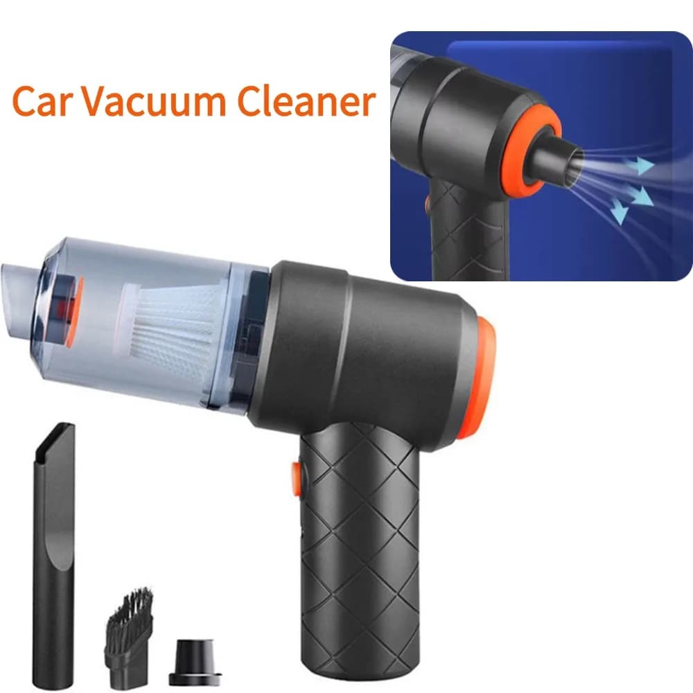 Aspirapolvere wireless ad alta potenza da 120 W a doppio uso per la casa e l'auto Potente aspirapolvere portatile con ricarica