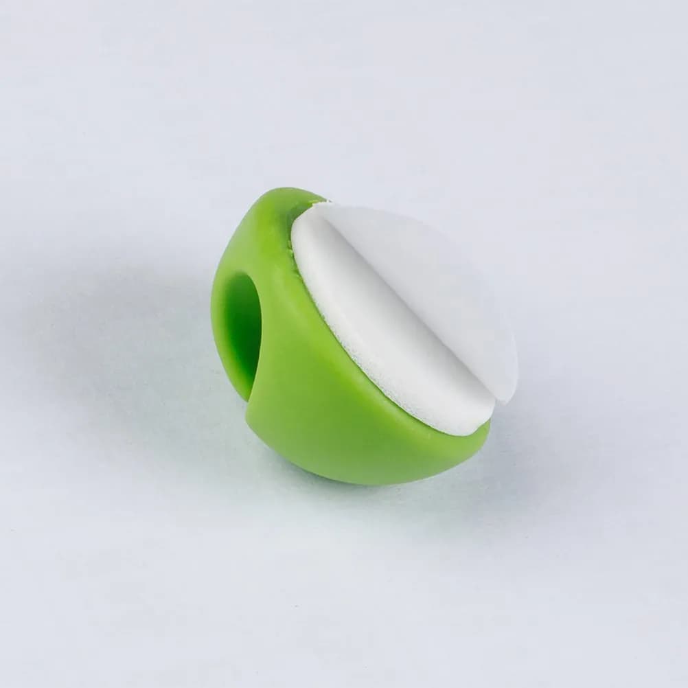 6 Pezzi Clip per Cavi in Silicone, Organizzatore di Fili, Supporto per Cavi da Scrivania e Parete, Sistema di Gestione Ordinata per Cavi di Alimentazione, USB, Ricarica e Audio