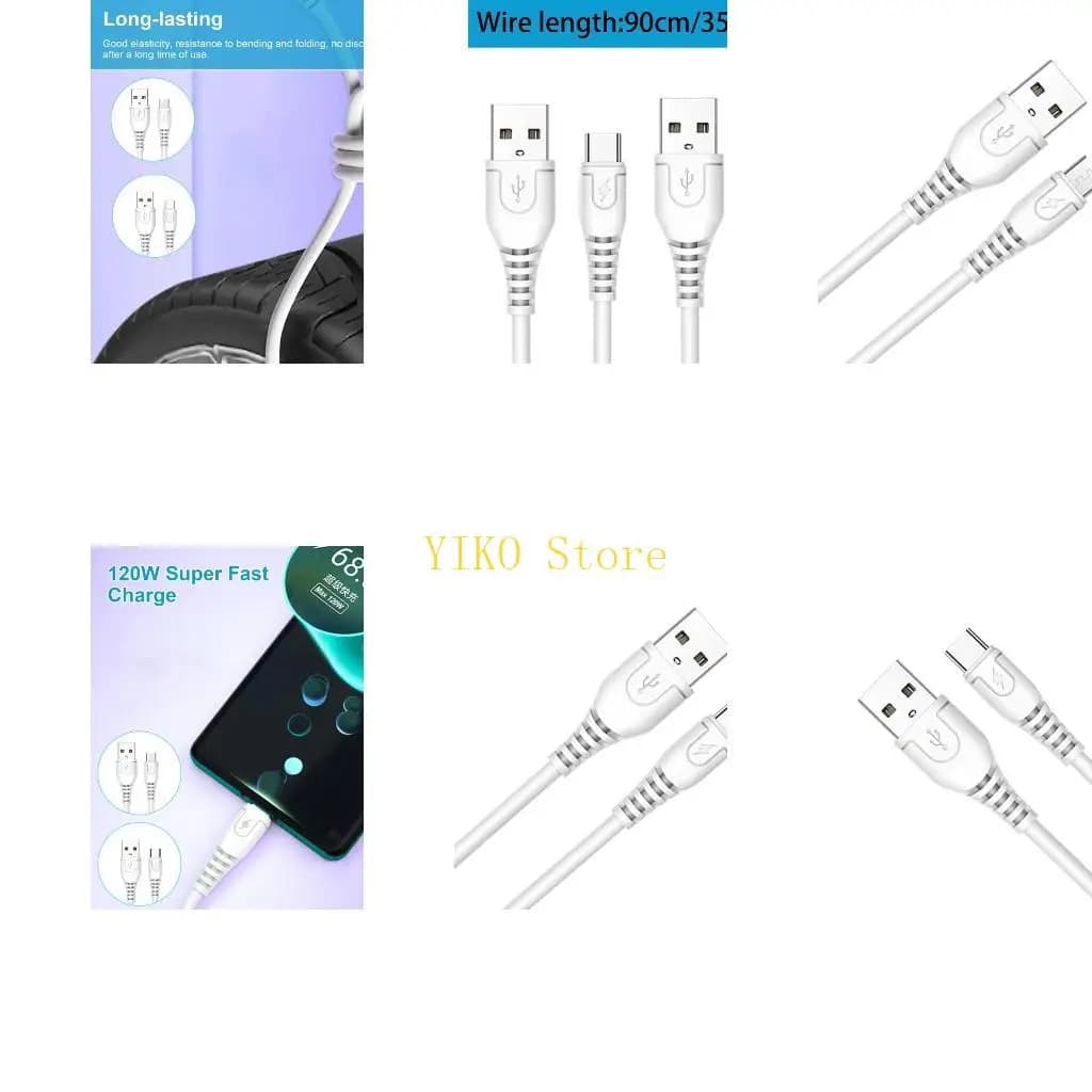 K32C 2.60ft 6A Cavo USB veloce Tipo C/USB 5Pin Cavo ricarica rapida dati per interfacce USB C Dispositivo Tablet