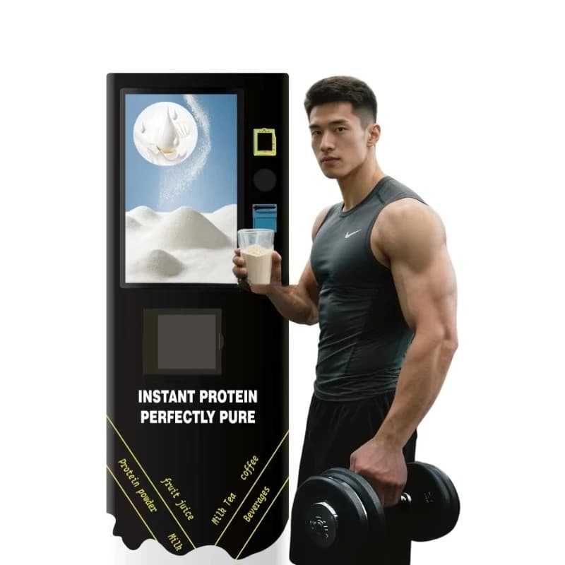 Customize automatic powder protein dispenser with independent shaking function with intelligent control with Android remote system