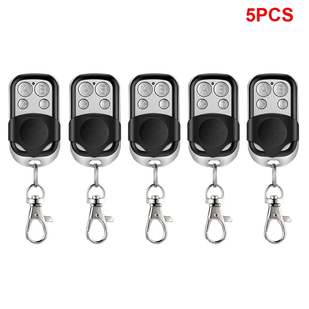 Universal remote control for garage door opener 4 buttons 433MHZ Clone fixed for learning Rolling Code Duplicator Garage