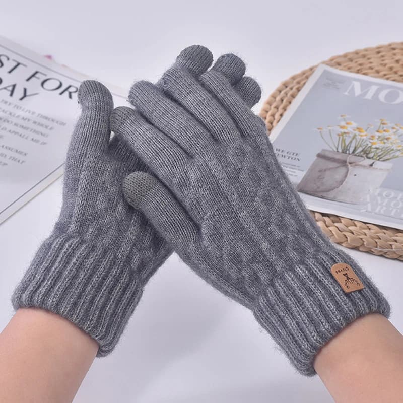 ST 1 paio di nuovi guanti caldi per l'autunno e l'inverno per uomo, guanti caldi resistenti al freddo, guanti da ciclismo con touch screen a dita intere, regali