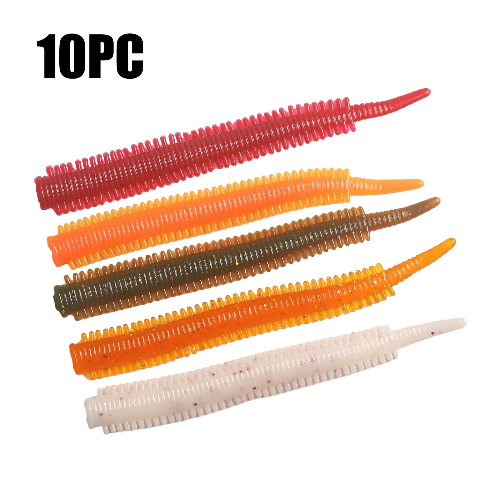 10 sacchetti di esche per corridori stradali Bionic Sea Sandworms Esca morbida per simulare Tthe Real Esche Esche da pesca Multi-colore Non facilmente Bro