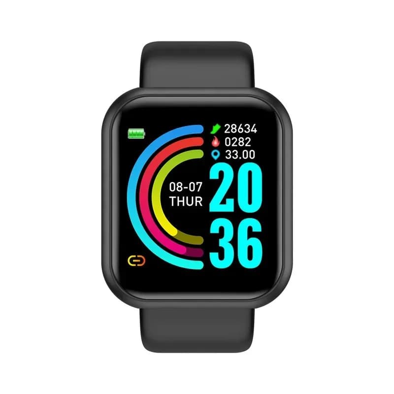 Smartwatch per donna uomo orologi cardiofrequenzimetro fitness elettronico Smart Watch calorie lettore musicale braccialetto 116Plus Y68